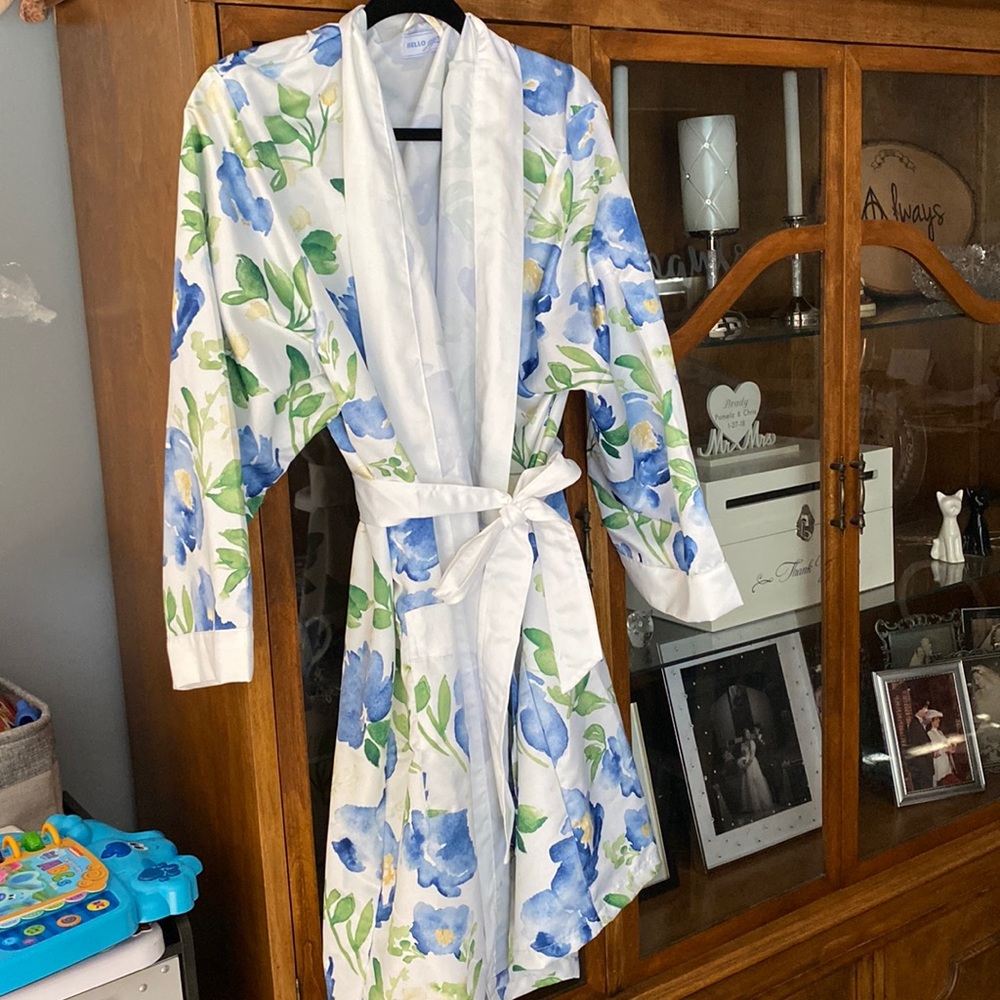 Silky robe 2X